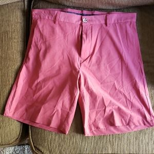 Tailorbyrd shorts flat front red 32 inch waist